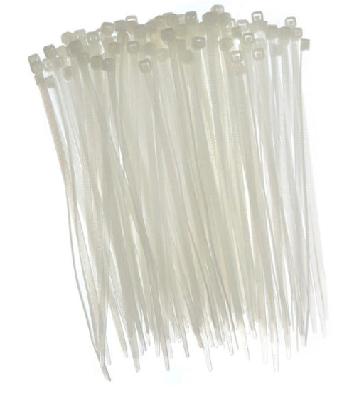 CABLE TIE 100 X 2.5 MM (100/PKT) WHITE SAFEPLUS