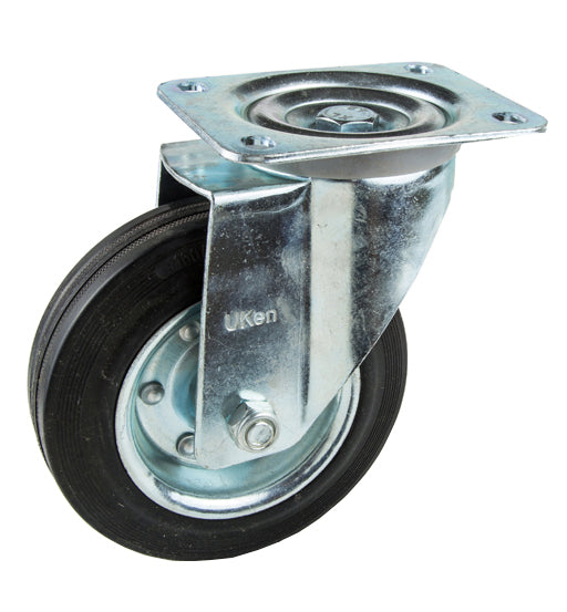 UKEN CASTER WHEEL RUBBER 2" SWIVEL