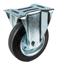 UKEN CASTER WHEEL RUBBER 2.5" FIXED
