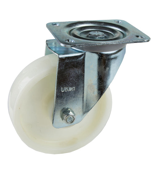 UKEN CASTER WHEEL NYLON 8" SWIVEL
