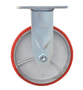 CASTER WHEEL 8" PU FIXED H/D