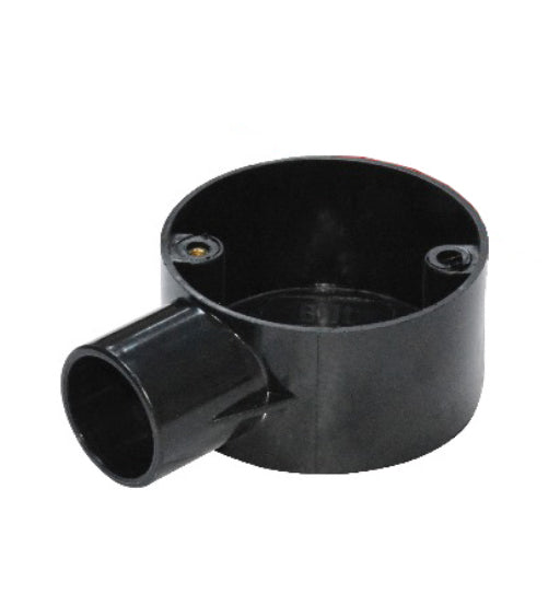 PVC CIRCULAR BOX 20MM 1WAY