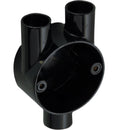 PVC CIRCULAR BOX 25MM 3WAY Y TYPE