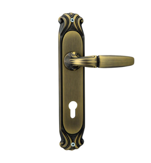 UKEN LEVER HANDLE W/PLATE CLASSIC - 110