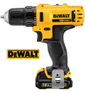 DEWALT 12V CORDLESS COMPACT DRILL DRIVER KIT