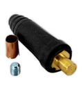 Welding Cable Male Connector 50–70 mm² – Black