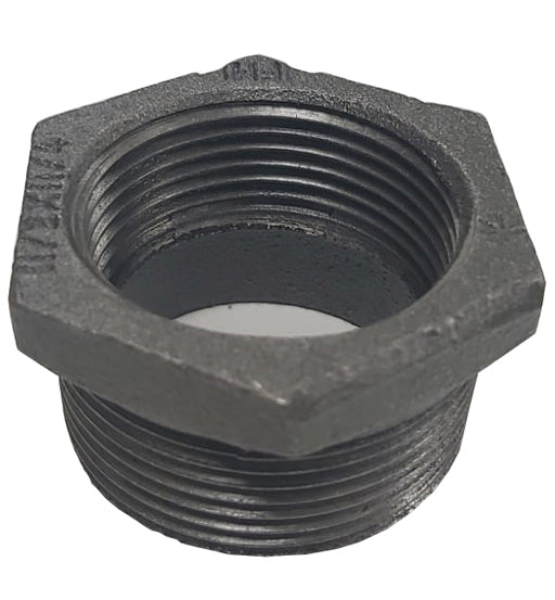 BLACK REDUCER BUSH 3/4" X 1/2"