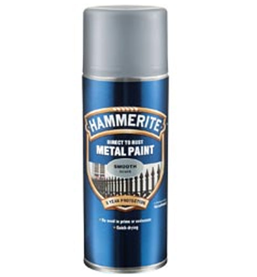 HAMMERITE AEROSOL METAL PAINT SMOOTH WHITE 400ML
