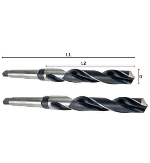 UKEN TAPER SHANK DRILL BIT 34 x 339 x 190MM (D X L1 X L2)