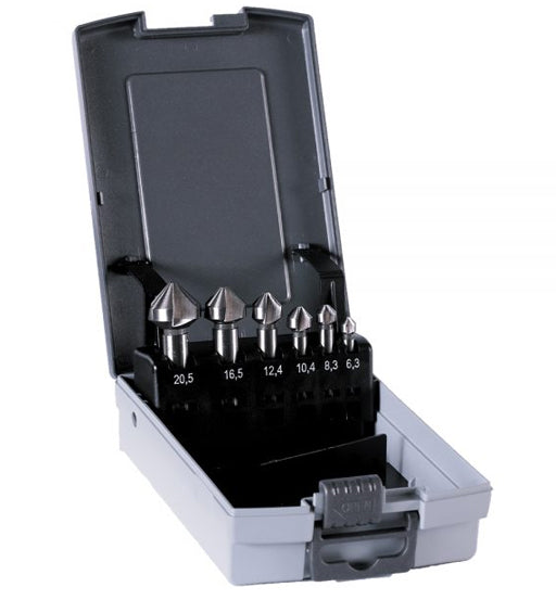 EUROBOOR COUNTERSINK BIT SET (6.3MM TO 20.5MM)