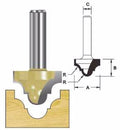 ARDEN ROUTER BIT CLASSICAL PLUNGE 19 X 13 X 6MM