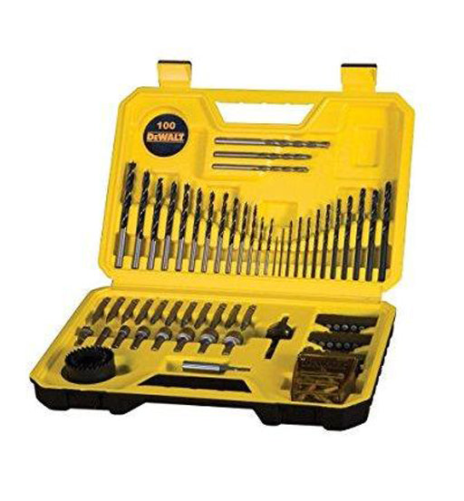 DEWALT DT71563-QZ 100PC COMB.DRILL BIT SET 13 WOOD BITS / 12METAL DRILL