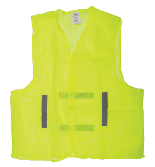 UKEN SAFETY JACKET GREEN MESH TYPE - LARGE