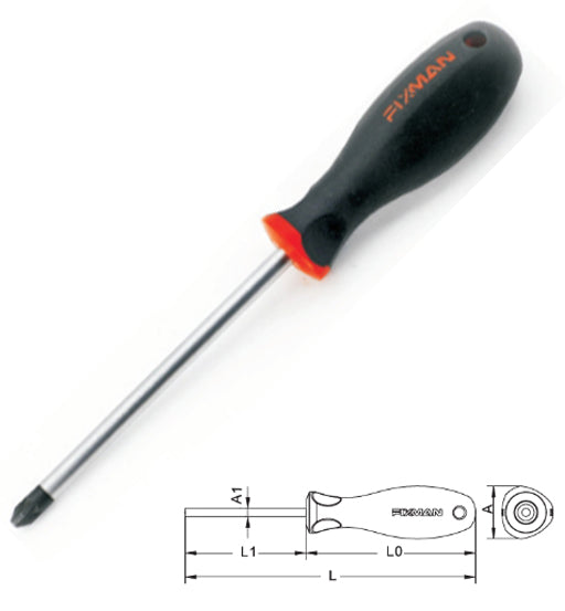 FIXMAN SCREW DRIVER POZI 6"