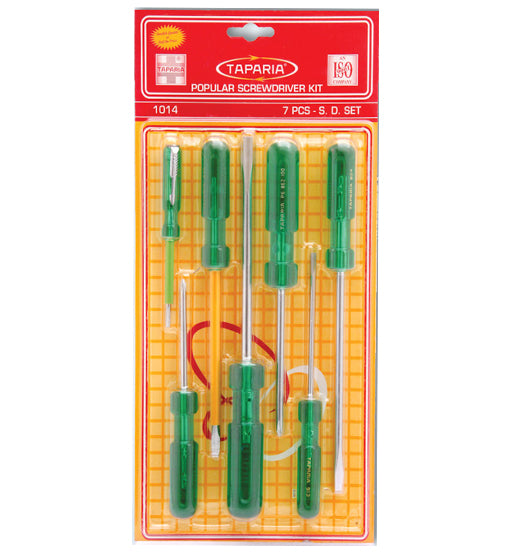 SCREW DRIVER SET 7PCS TAPARIA 1014