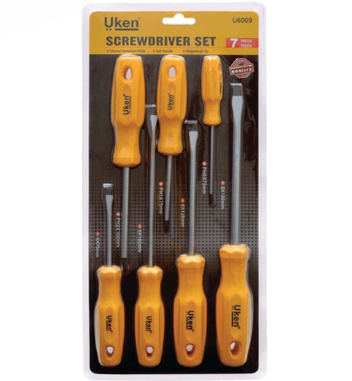 UKEN SCREW DRIVER SET 7 PCS