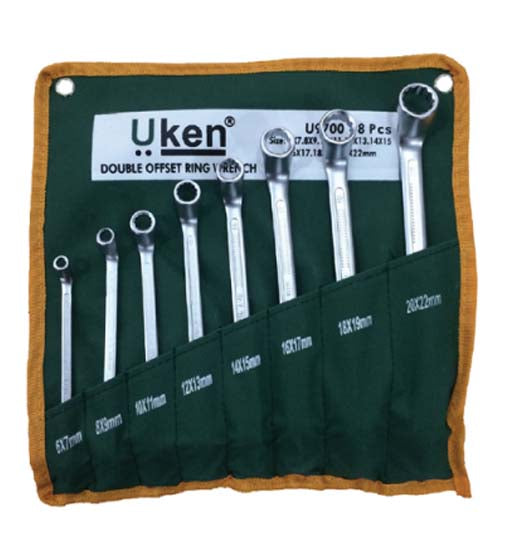 UKEN RING SPANNER SET - 12 PCS 6-32MM