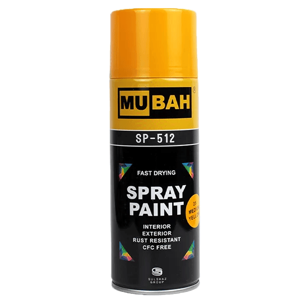 Paint Spray 25 – Medium Yellow