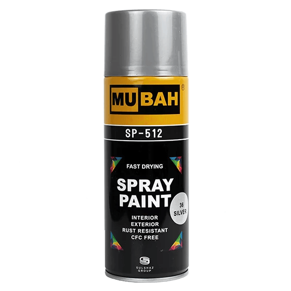 Spray paint 36 – Silver