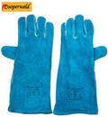 COOPERWELD GLOVES WELDING 16" LIGHT GREEN(DOZ)