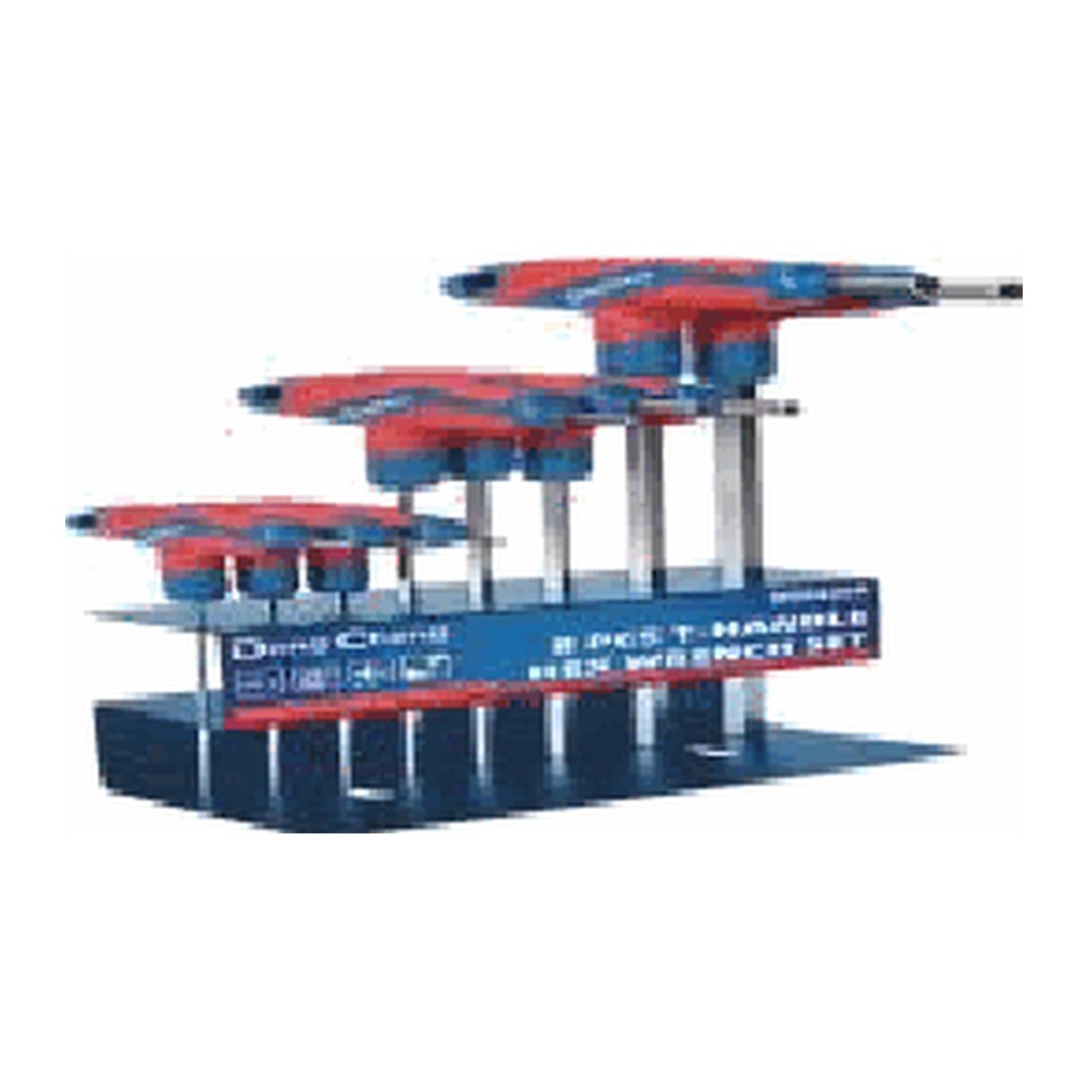 Dongcheng T-Handle Ball Point Hex Wrench Set 8 Pcs D094201